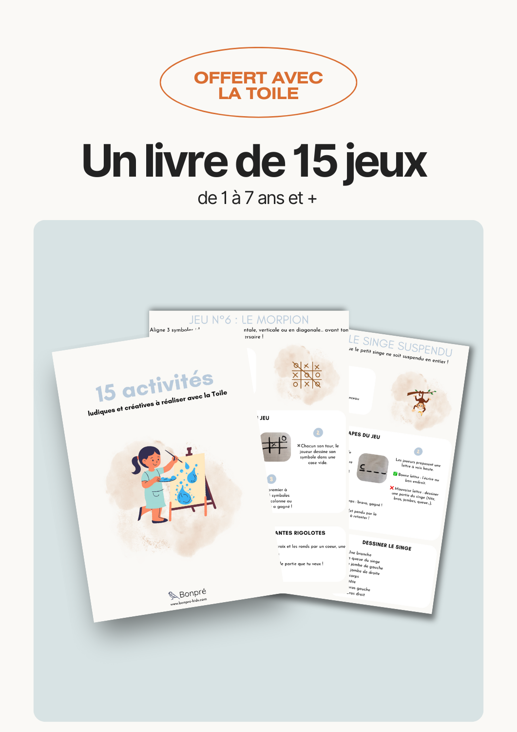 Le livre d'activités Bonpré Offert